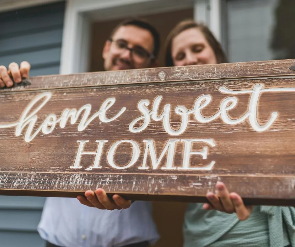 Couple enjoying new home property investing in Brisbane
