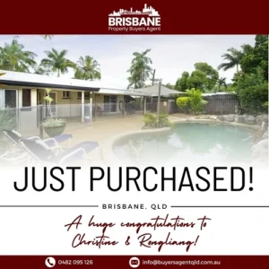 Brisbane Property Buyers Agent purchase for Christine Dong